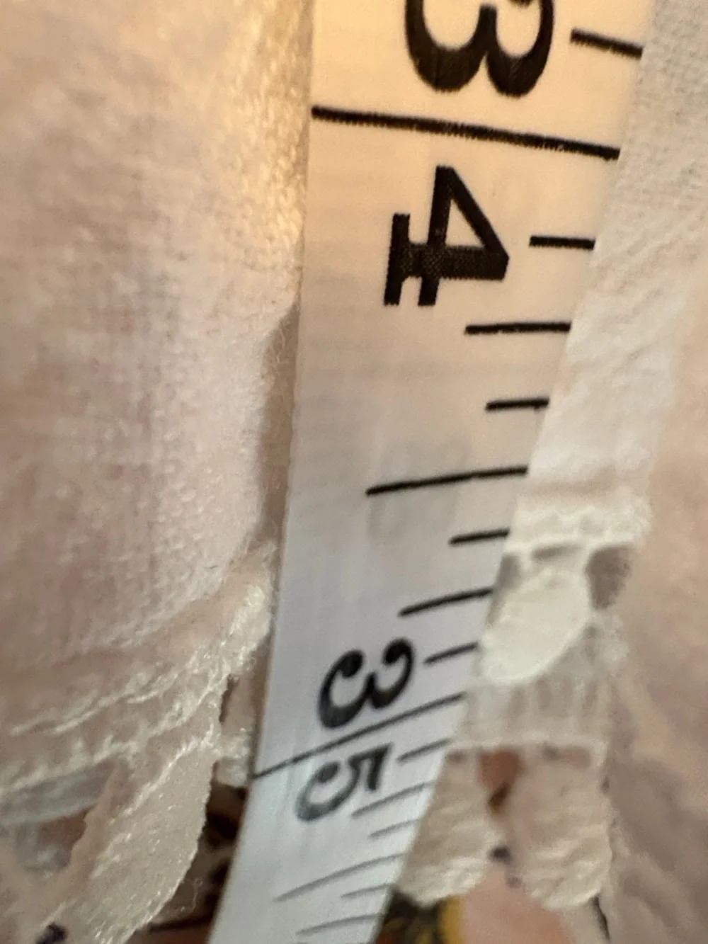 L.A. Style White Eyelet-Trim Mini Dress - Picture 3 of 5